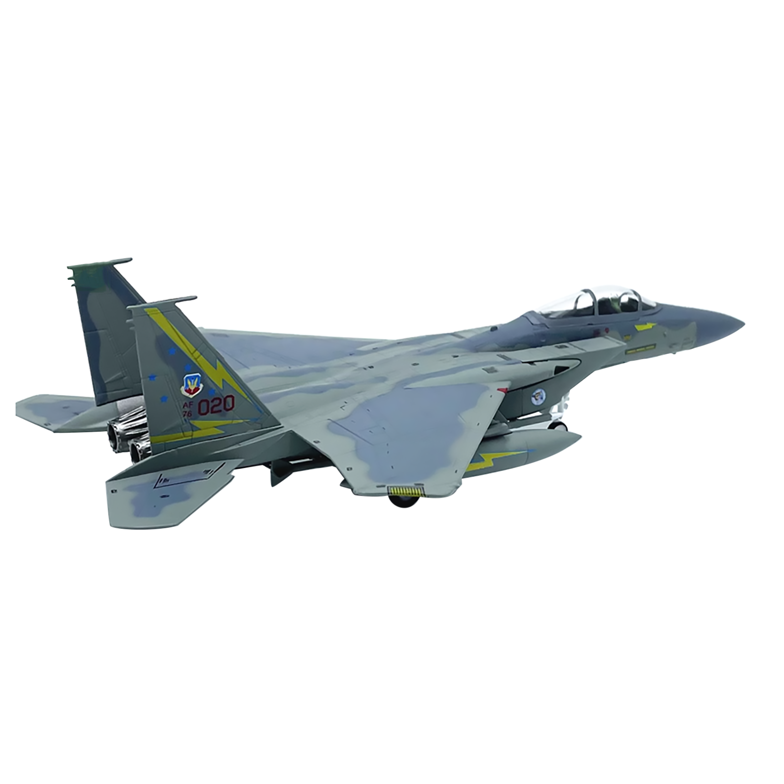 Modèle F-15 Eagle 1/100 – Smallterm – Avion Militaire En Alliage – 19 Cm – Base Amovible – Collection Et Décoration