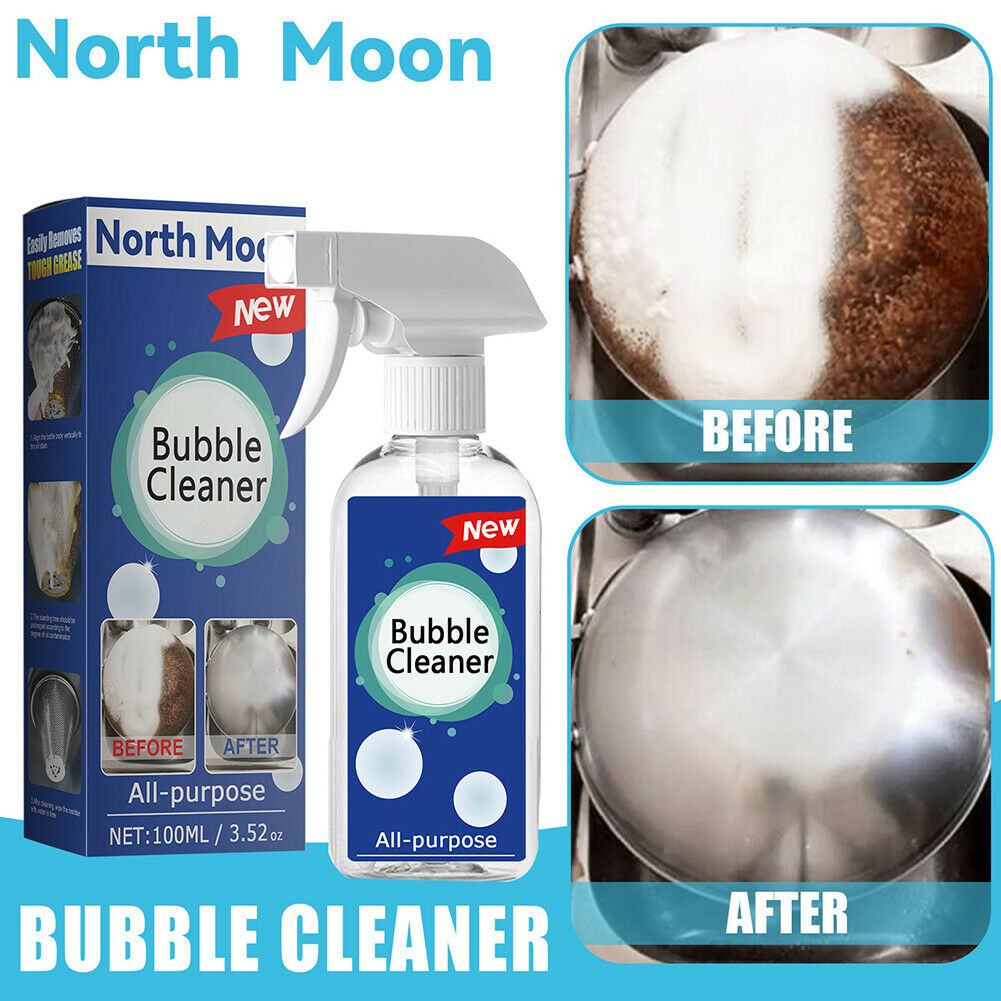 Essen 30ml/100ml Multipurpose Bubble Cleaner Quick Effect Fresh Grease  Cleaning Rust Remove Foam Household Liquid for Kitchen 