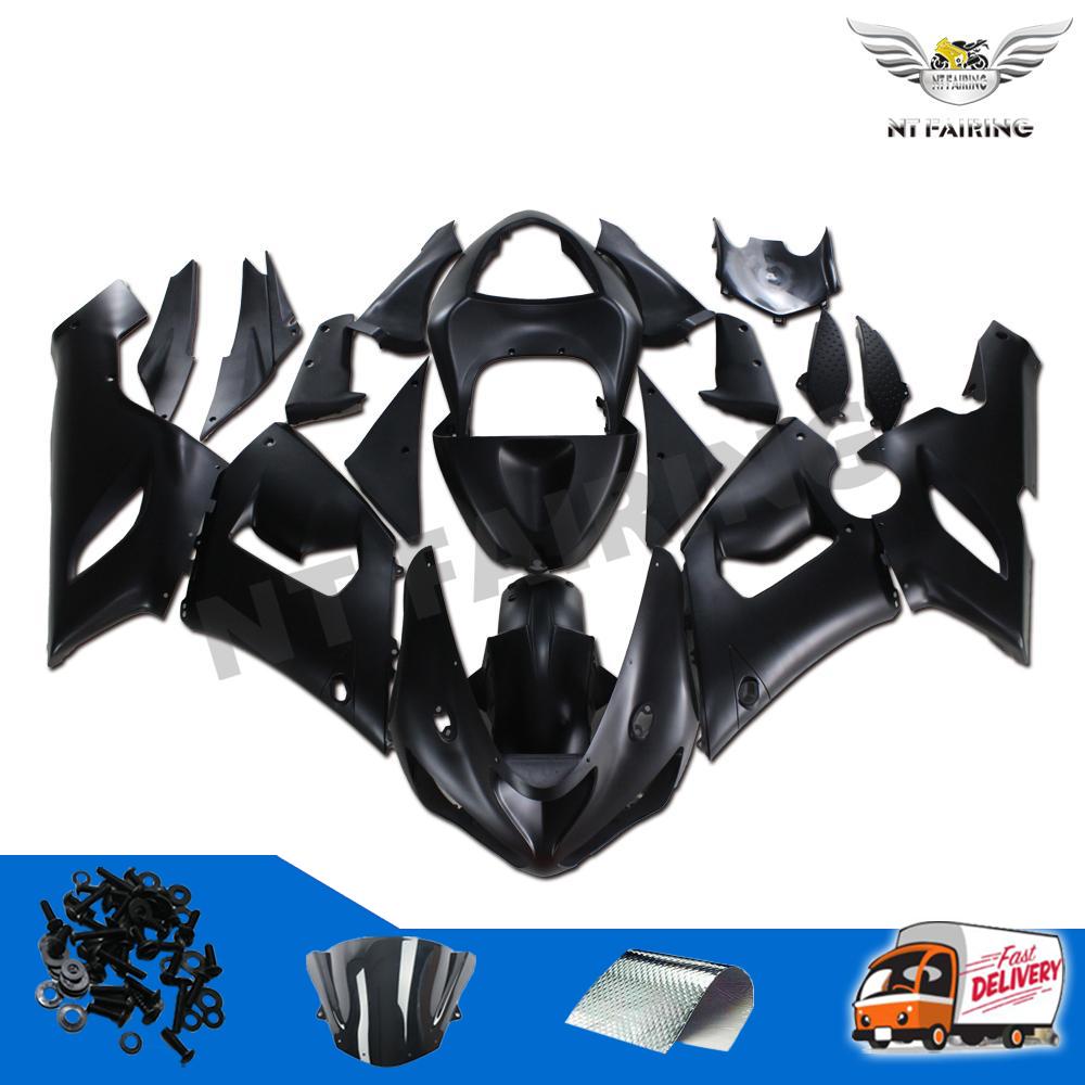 Fit for 2005-2006 Kawasaki Ninja ZX6R Injection Matte Black