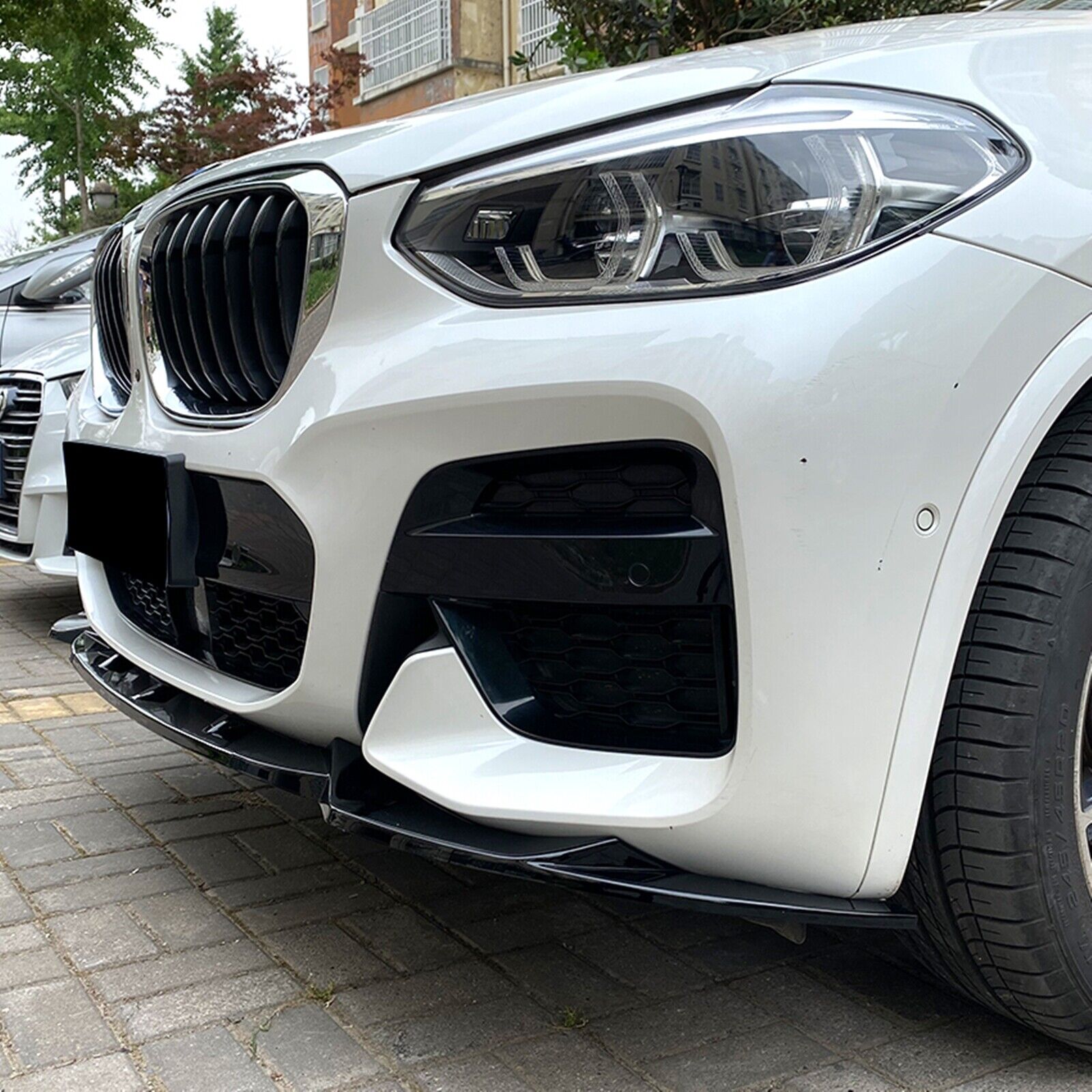 Voorspoiler V.2 BMW X3 M Pakket / M40D / M40i G01 Maxton Glans Zwart | BM X3 01 M40 FD1G FD1RG Voorspoiler V.2 BMW X3 M Pakket / M40D / M40i G01 Maxton Glans Zwart | BM X3 01 M40 FD1G FD1RG
