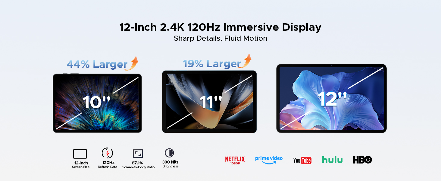 POCKAM P12 Pro Android 16 Tablet 12 inch Tablet 48GB+256GB