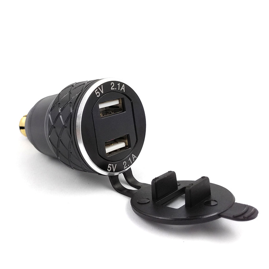 Negro ExcLent 71Mm Super Loud Universal Horn Para Motocicleta 12V