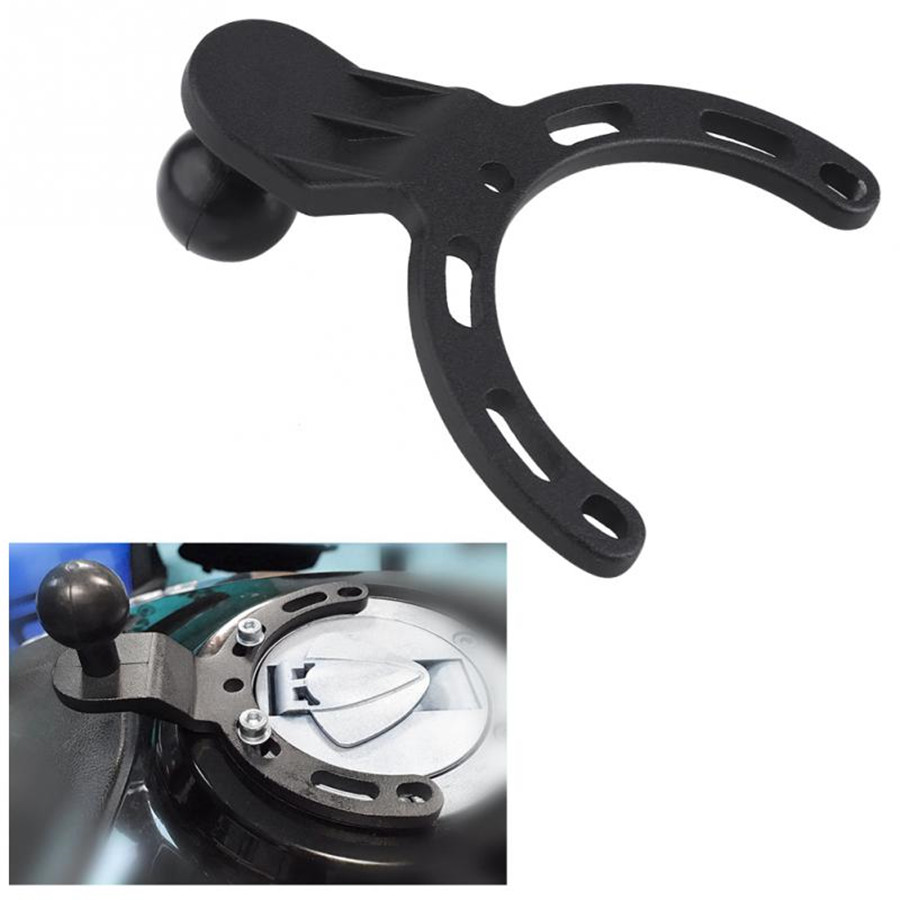 1x Adjustable Motorcycle Gas Tank Mount Bracket GPS Phone