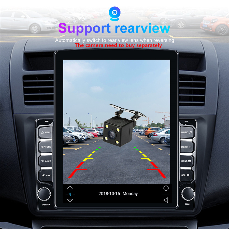 2din Rotatable 9 7 Android 9 1 Hd Video Player Usb Fm Car Stereo Radio Gps Nav Ebay