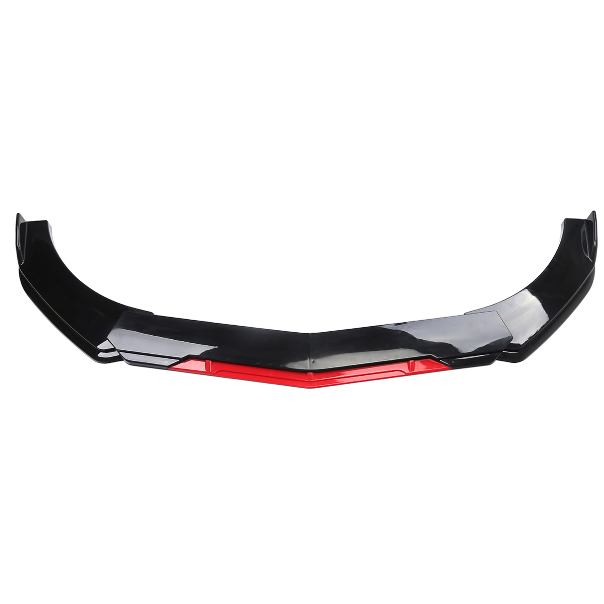 Glossy Black Front Bumper Lip Splitter Kit With Strut Rods For Audi A3 A4 A5 A6 A7 B8 S3 S4