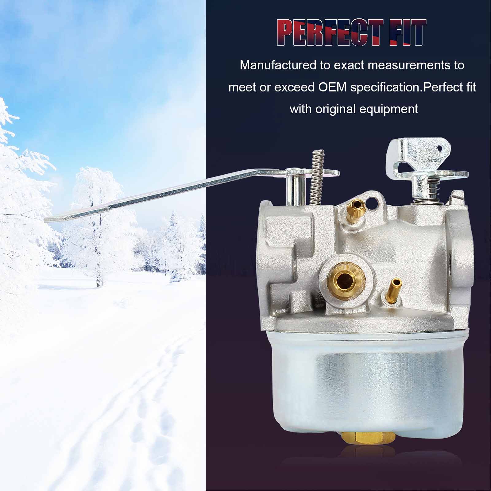 Carburetor Has Fixed Jets Tecumseh 3HP 3.25HP 3.5HP 3.75HP Horizontal 2