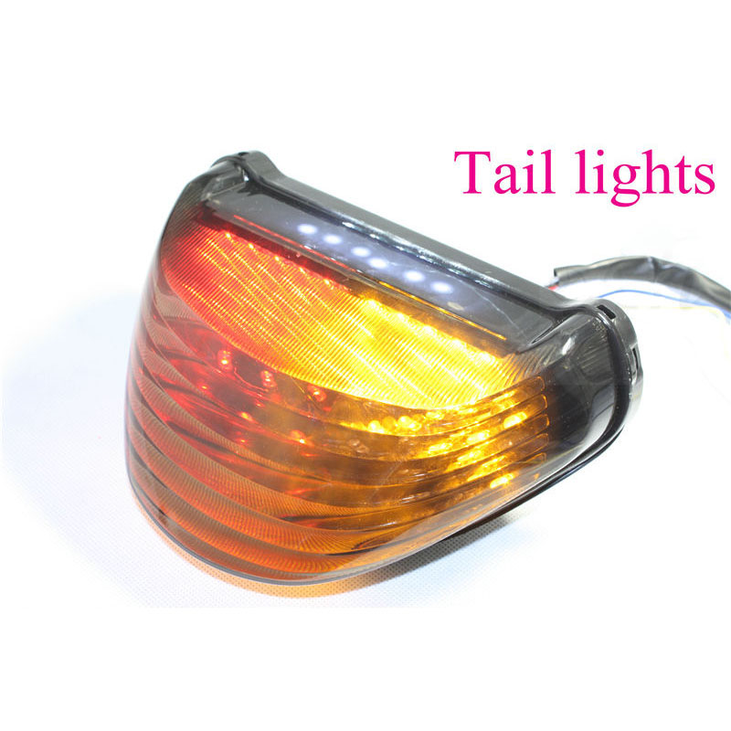 For 2000-2005 Kawasaki Ninja ZX12R ZX1200 Smoke LED Tail