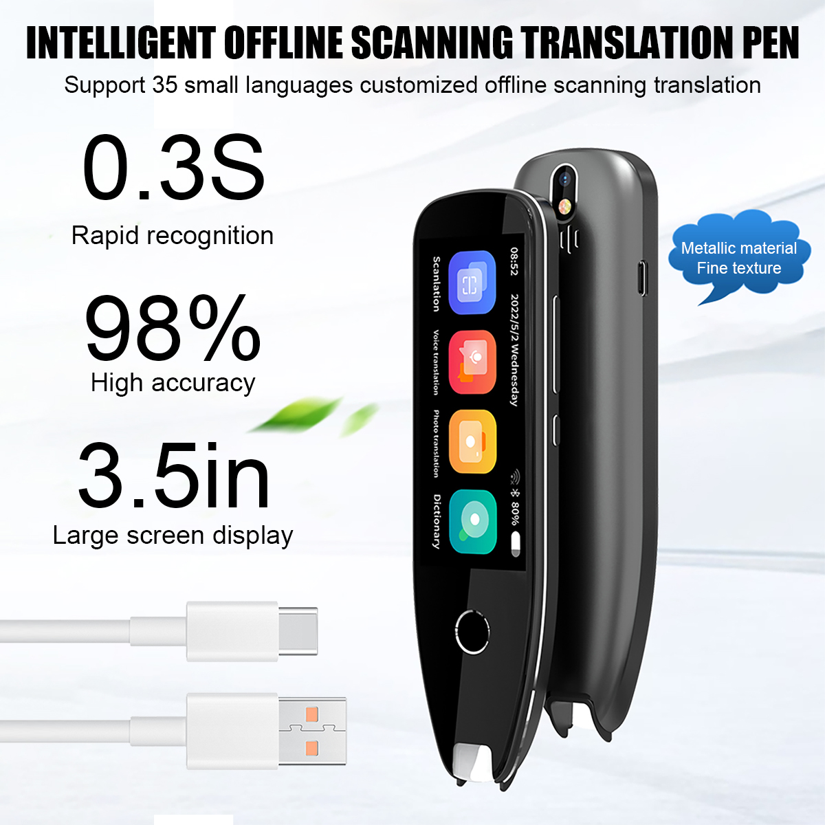 Math Scanner Pen With AI TTCHANG Scan Sense AI Smart Pen - Offline ...