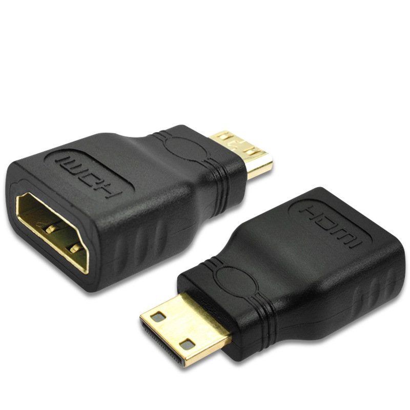 Mini HDMI Type C Male To HDMI Type A Female Adapter Connector For 1080P TV HDTV