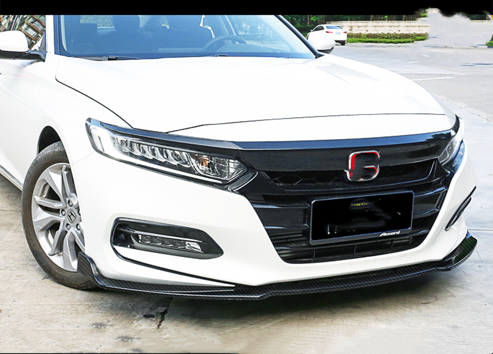 Front Lip Spoiler Body Kit For 2018 2019 HONDA ACCORD 10TH