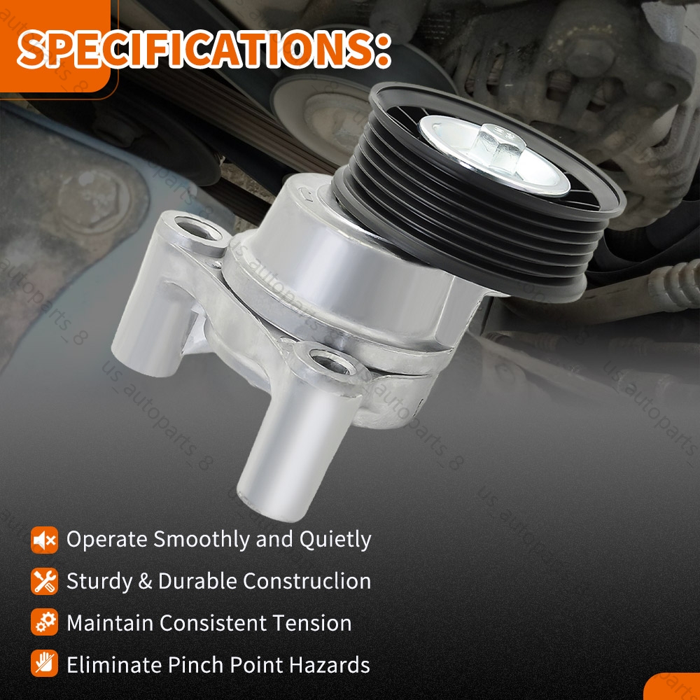 NewYall Engine Water Pump and Thermostat and Tensioner