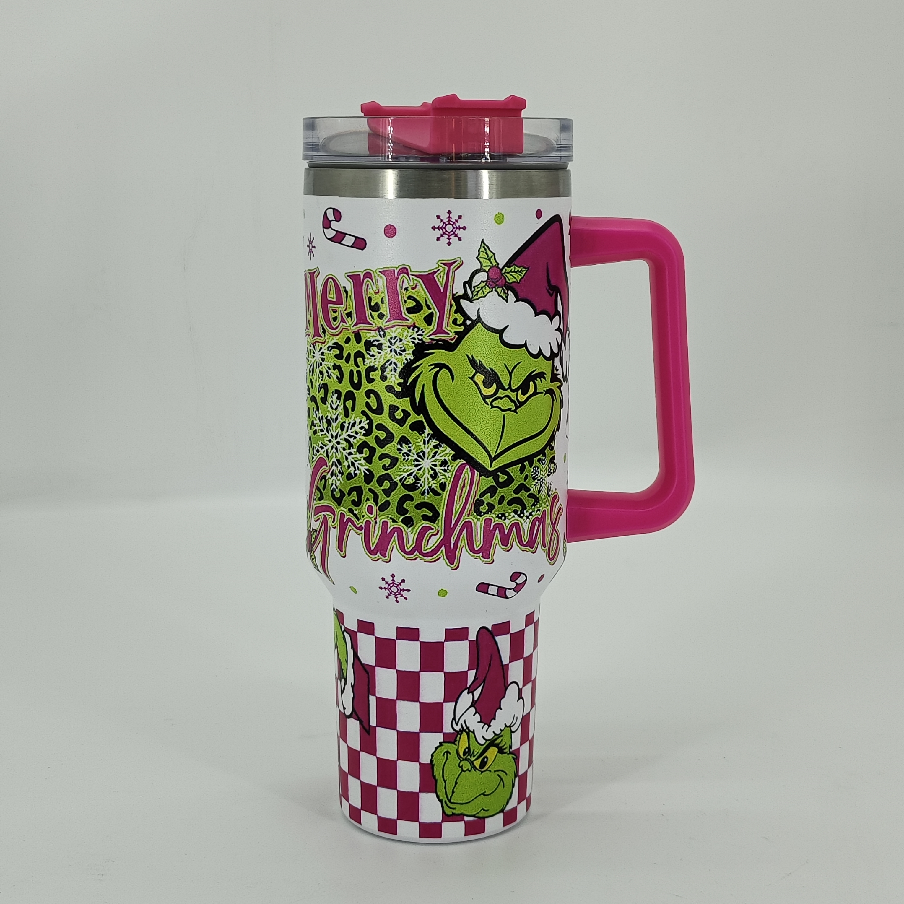 Grinch Stole Xmas 40oz Tumbler Stanley Quencher With Handle - The best  gifts are made with Love