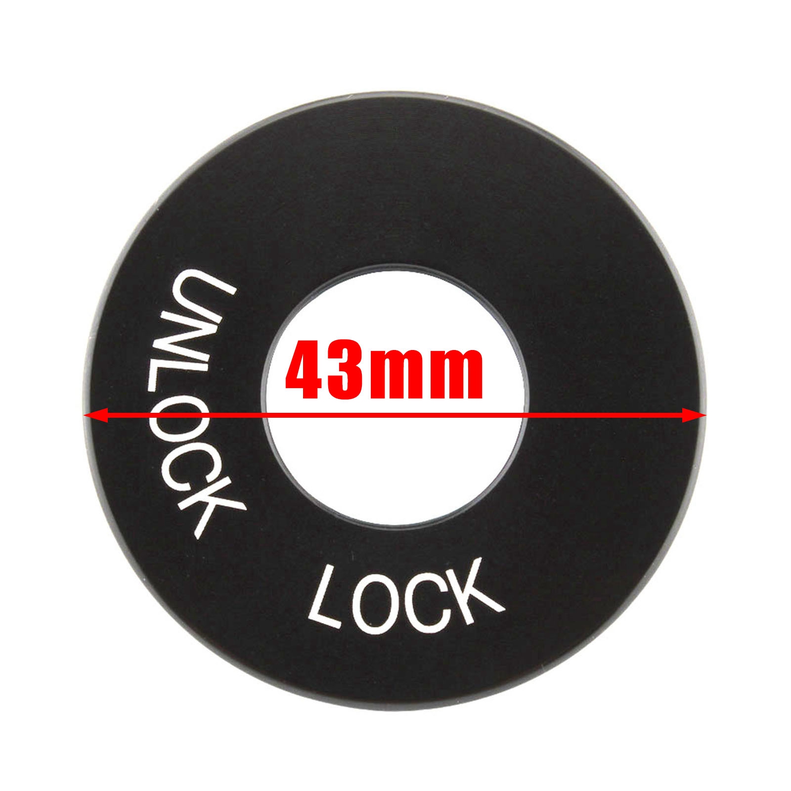 Illcrook – Illcrook 1994-2024 Harley Road King FLHR Black Motorcycle Fork Lock