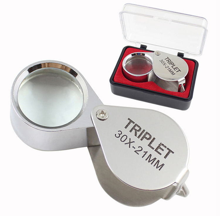 21mm Jewelers Loupe Folding Pocket Jewelry Magnifying 30x Glass Eye Magnifier Ebay 7381