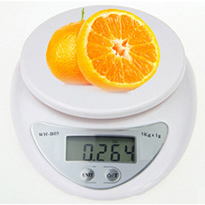 5Kg x 1g 11LB Electronic Digital Kitchen Scale Diet Food Compact LCD Weight