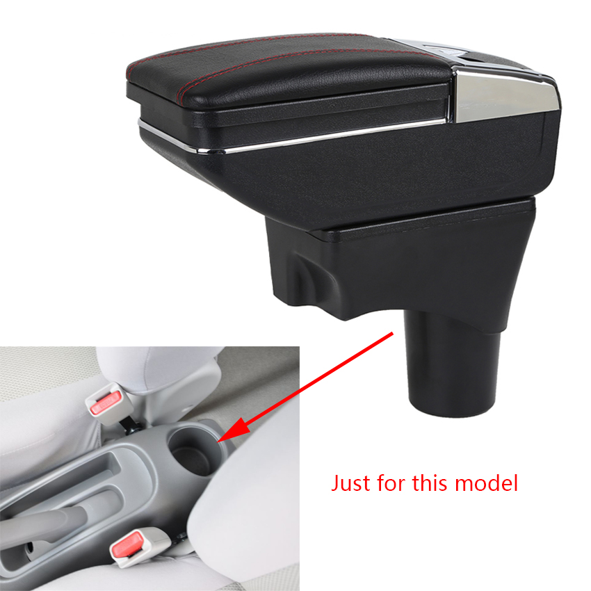 Details About Pu Leather Car Armrest Storage Box For Nissan Sunny Versa 2011 16