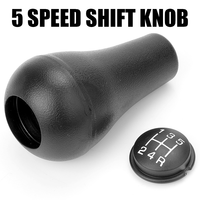 White Ol’ Skool Shift Knob & Transfer Case Set For 5 Speed Jeep TJ – Black Engraving By SICKSPEED