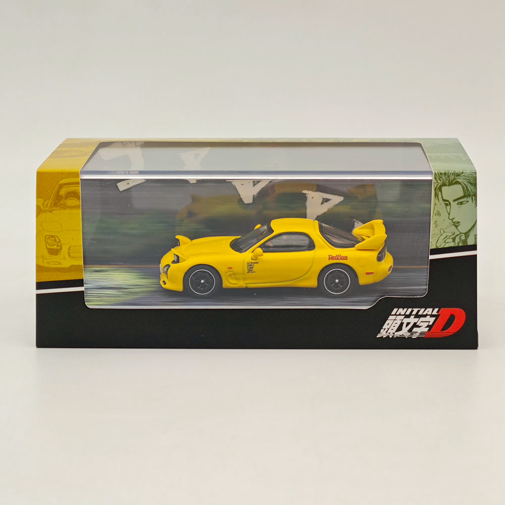 Hobby Japan 1/64 RX-7 FD3S RedSuns Initial D Open Headlights
