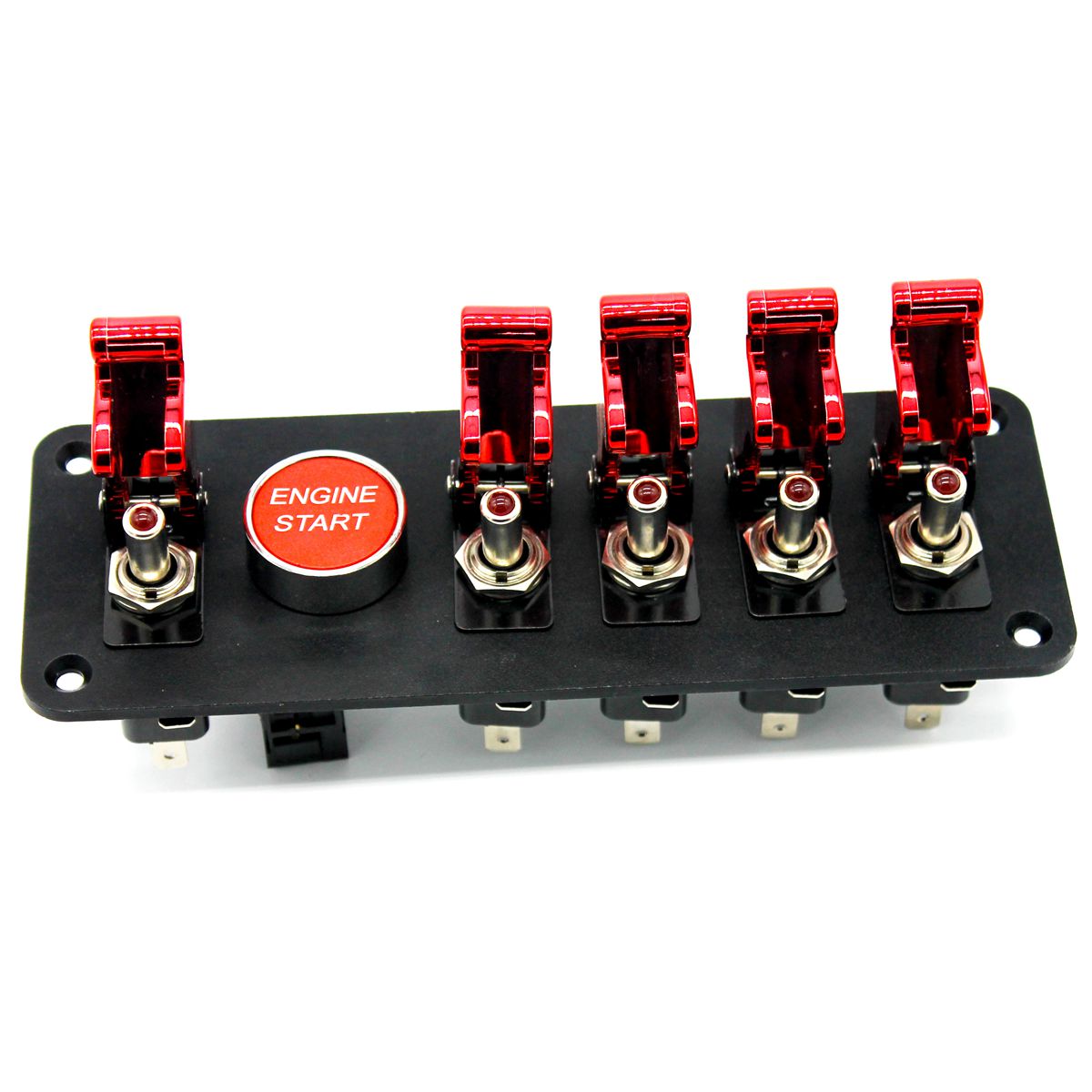 2Pin DC 12V 20A Aluminum Waterproof Car Boat Bike Horn Engine Start Heavy Duty Switch Push Button Universal