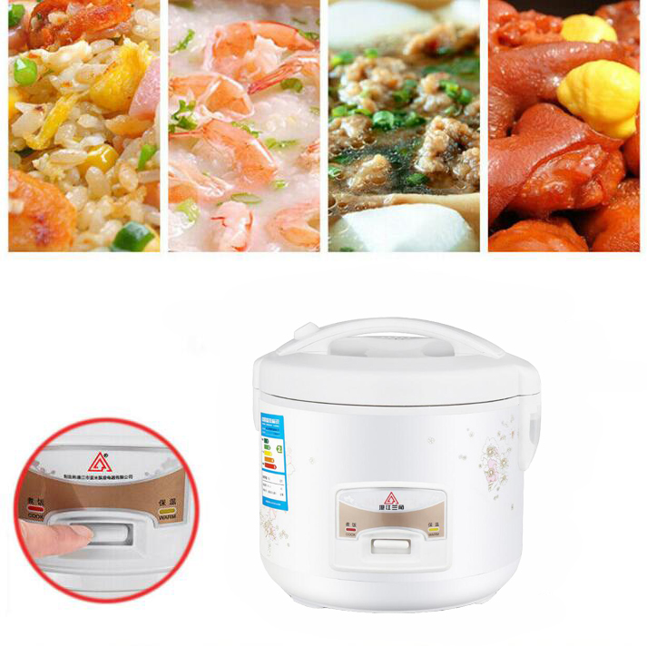 2-5l Elektrisch Reiskocher Dampfgarer Warmhaltefunktion Rice cooker Dampf