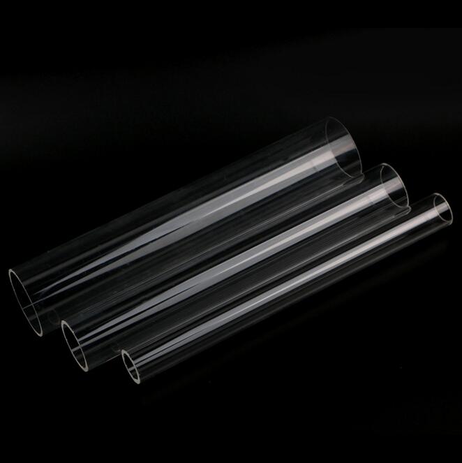 Transparent 6-35mm OD Clear Acrylic Plastic Round Tube Hollow Pipe 25cm Long 