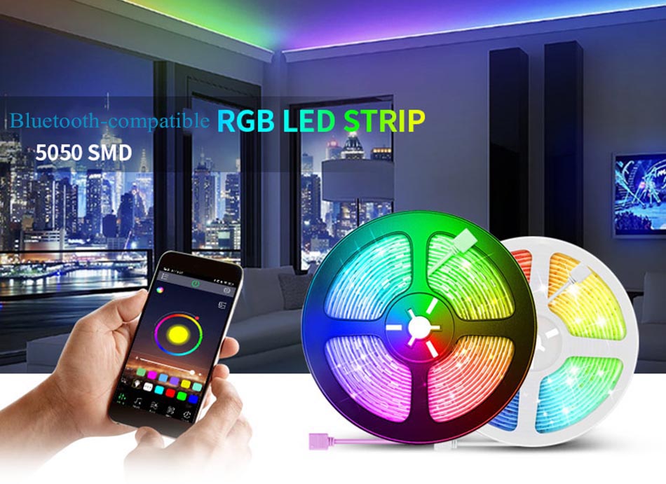 RGB RGBW WiFi BT smart App Smart LED Controller ,IR 24Key Remote For LED  Strip