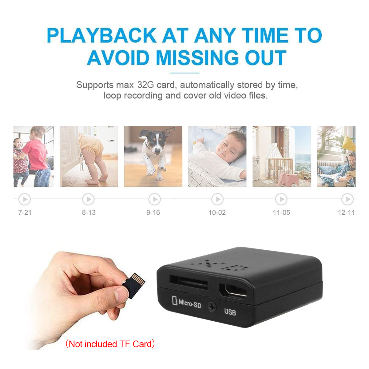 Купить Цифровые видеорегистраторы , карты памяти Unbranded SmartCam 1080P FULL HD Micro Mini