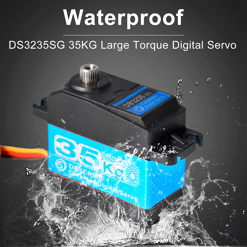 2pcs 35kg Coreless Motor Digital Servo Full Metal Gear Servo Waterproof