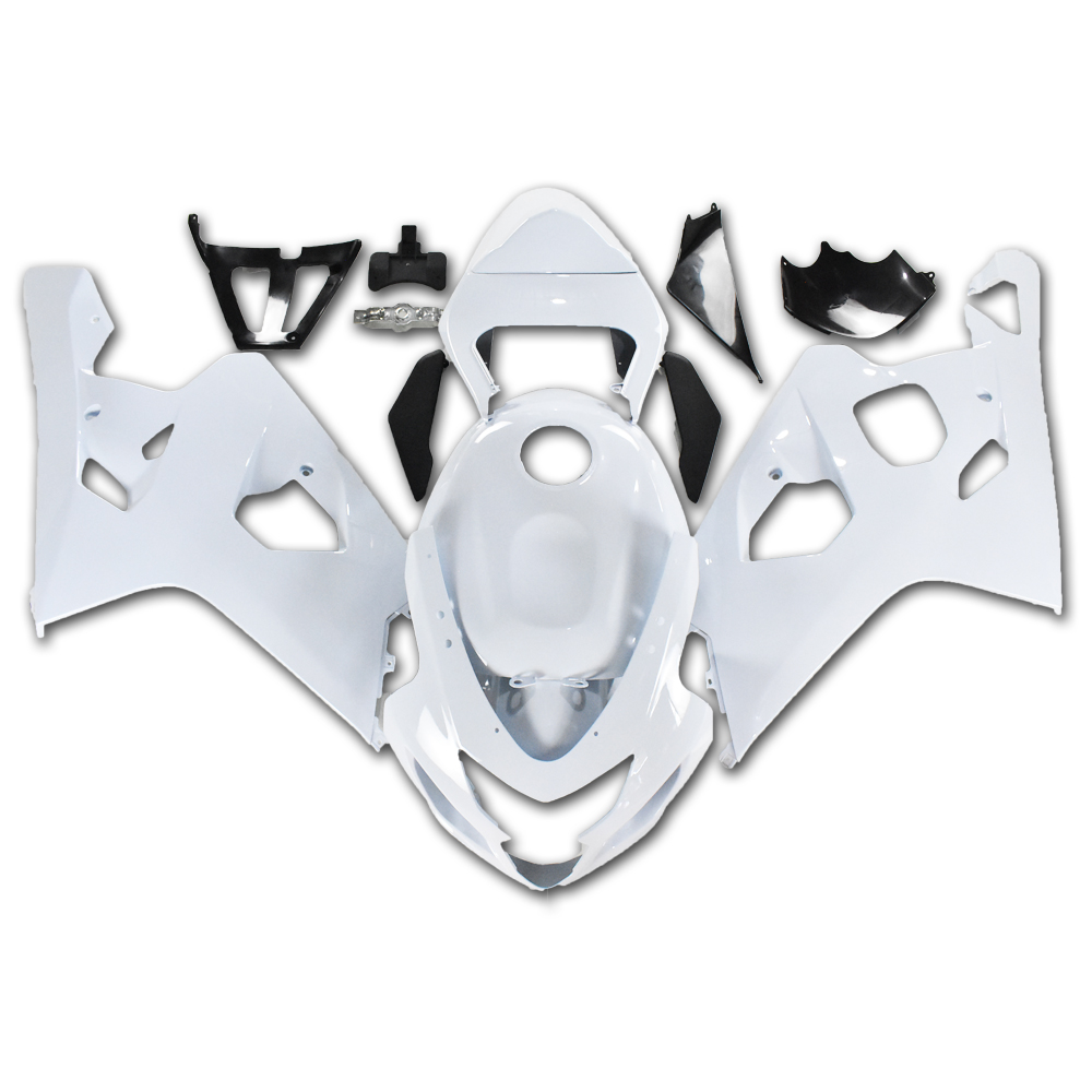 FL Injection Mold White Fairing Kit Fit for 2004 2005 GSXR 600 750