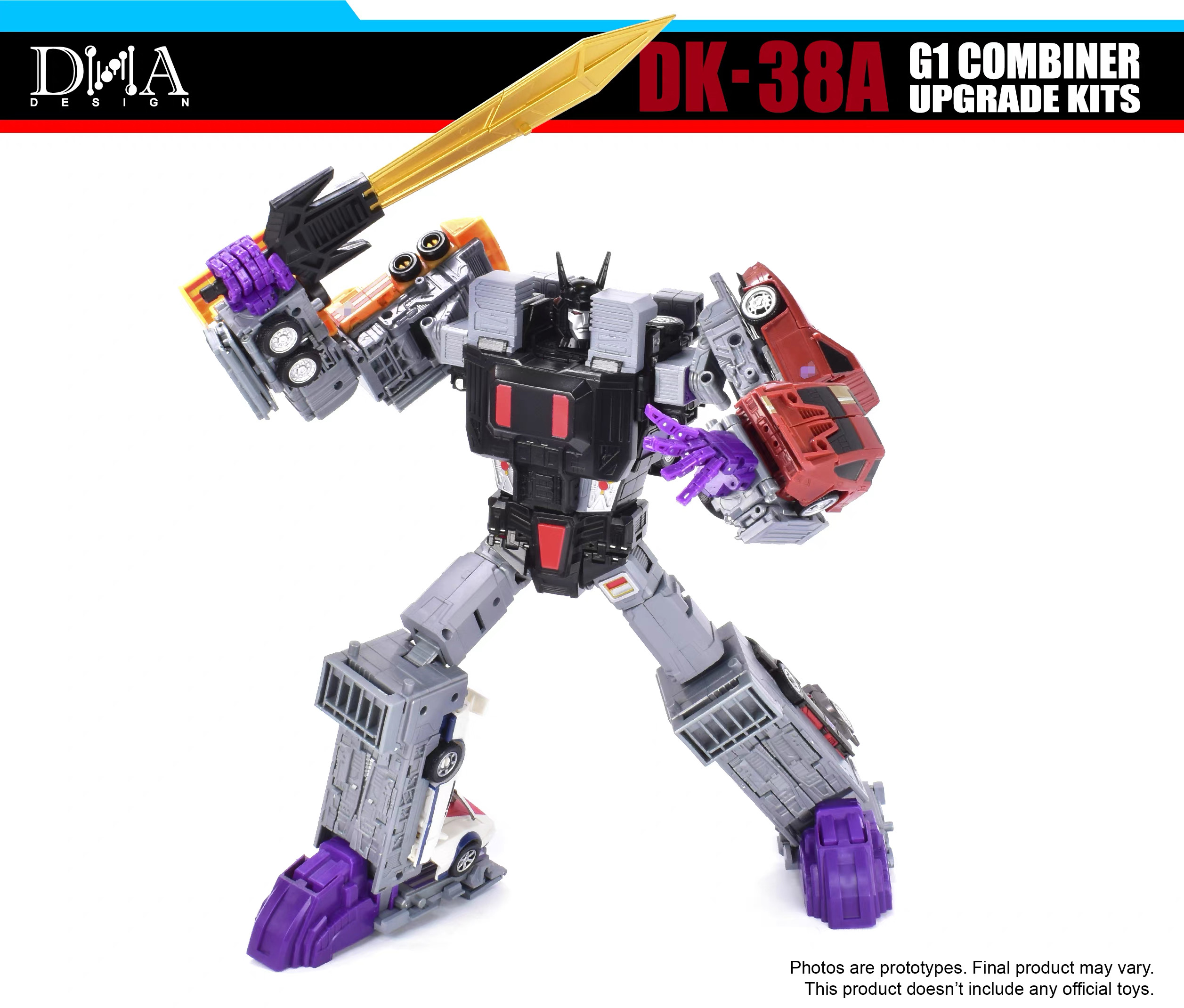 DNA DK-38A Upgrade Kit For Legacy Menasor Motormaster G1 COMBINER