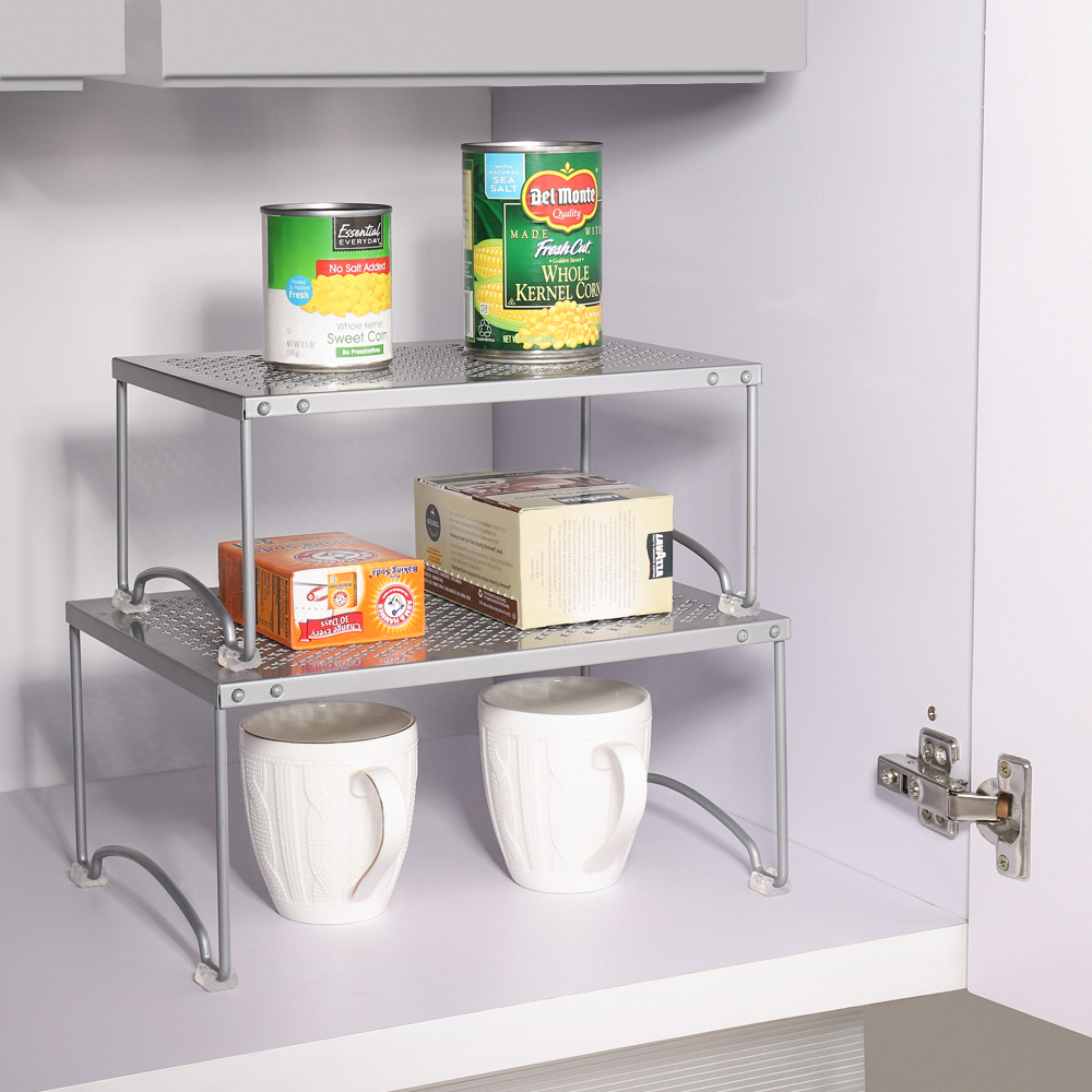 Expandable Stackable Kitchen and Counter Shelf Organizer eBay