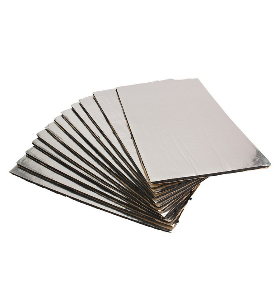 12x Car Interior Acoustic Deadener Mat Door Ceiling Floor Sound