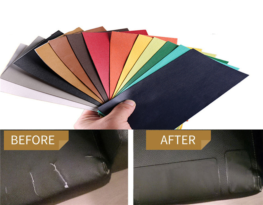 15*25 cm Sheep Leather Repair Patch Vinyl Adhesive First