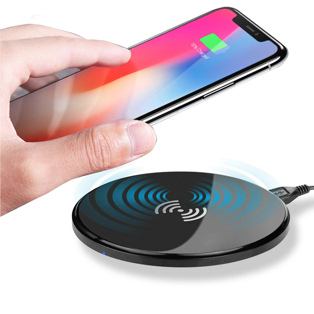 Qi Wireless Charger Slim Charge Pad For iPhone 11Pro XS X Max 8 Plus