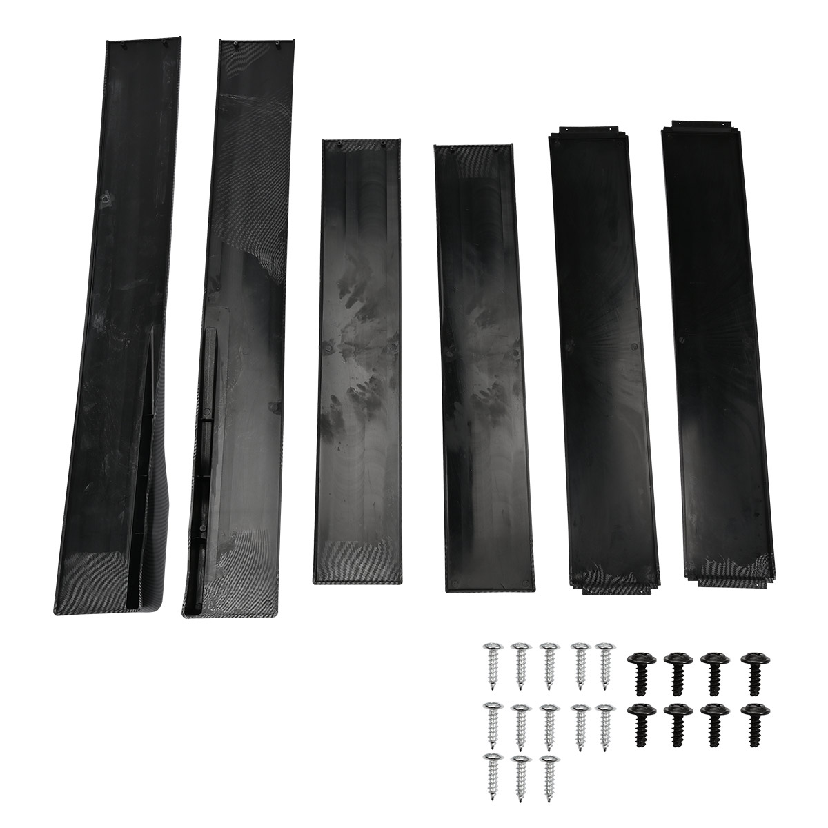 KEEPDSGN Side Skirts Rocker Panel Splitter – For Mercedes CLA Class 180, 200, 250 – 78.7 Inch – Glossy Black ABS