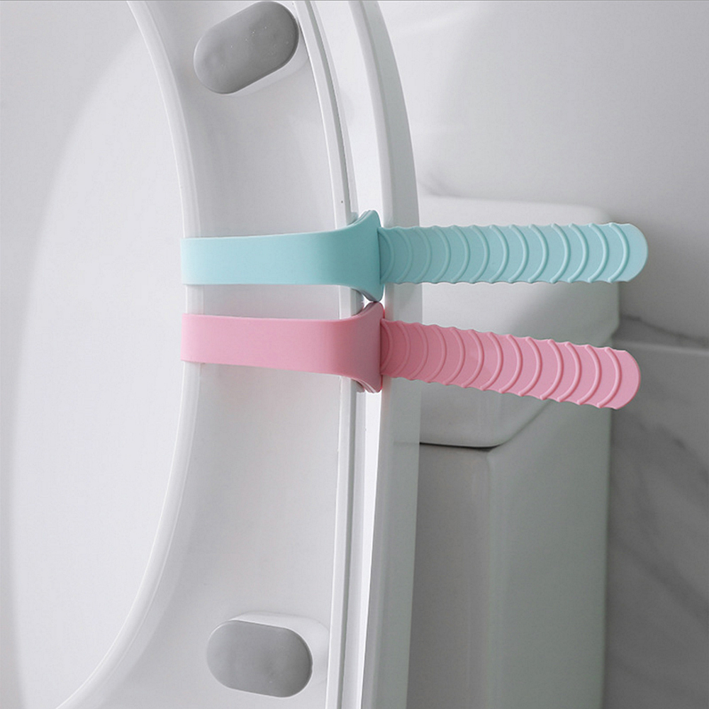 handle to lift up toilet seat