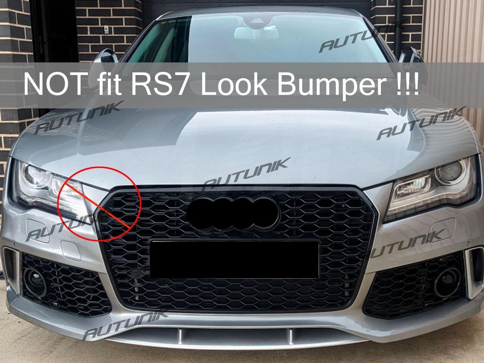 2012-2015 Audi A7 S7 Front Grille Honeycomb Mesh Grill RS7 Style