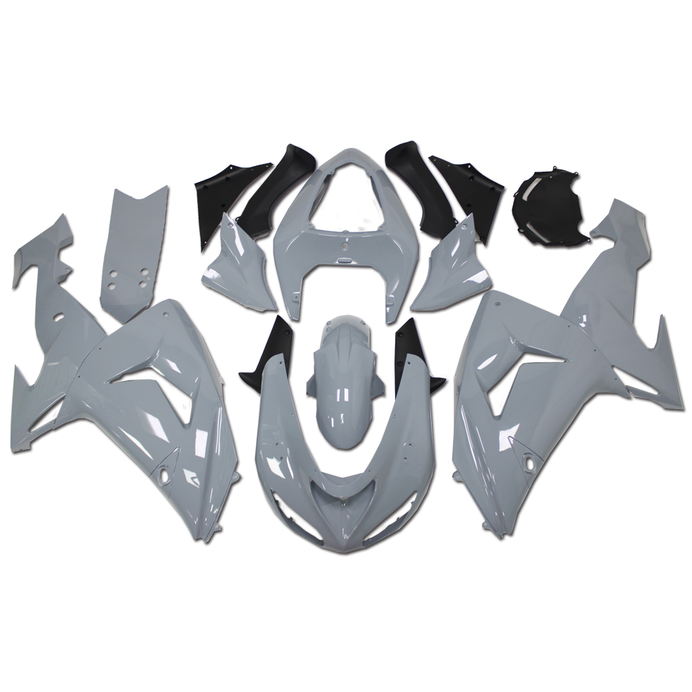 NTB Gray Fairing Fit for Kawasaki Ninja 2006-2007 ZX10R Injection