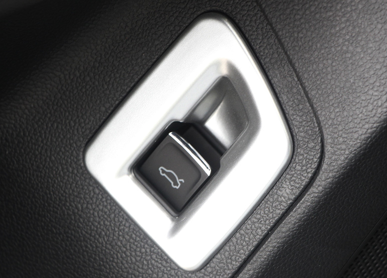 For Volkswagen Tiguan 20172021 Back Door Tailgate Switch Cover Trim ABS Silver eBay