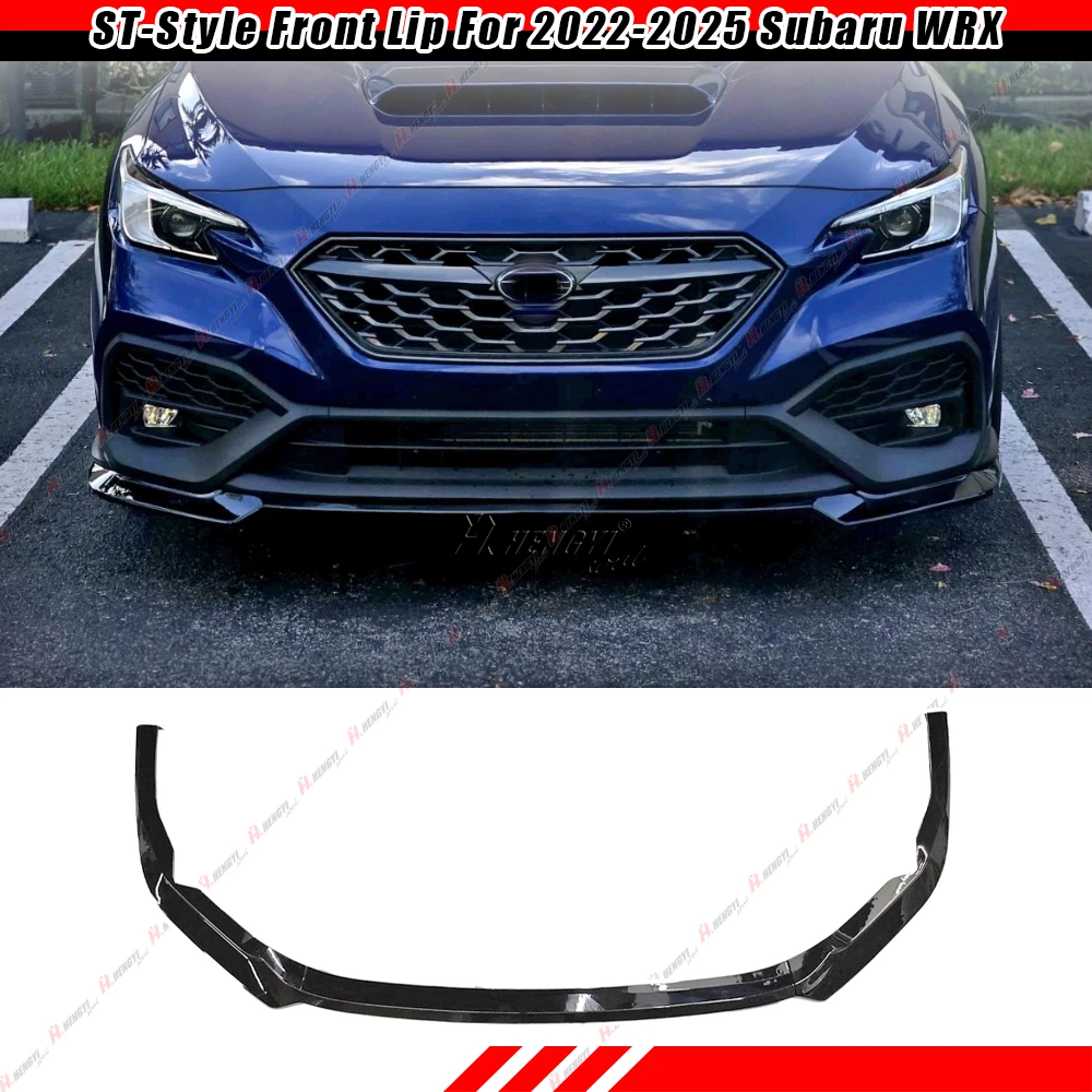 For 2022-2026 Subaru WRX ST-Style Front Bumper Spoiler Splitter