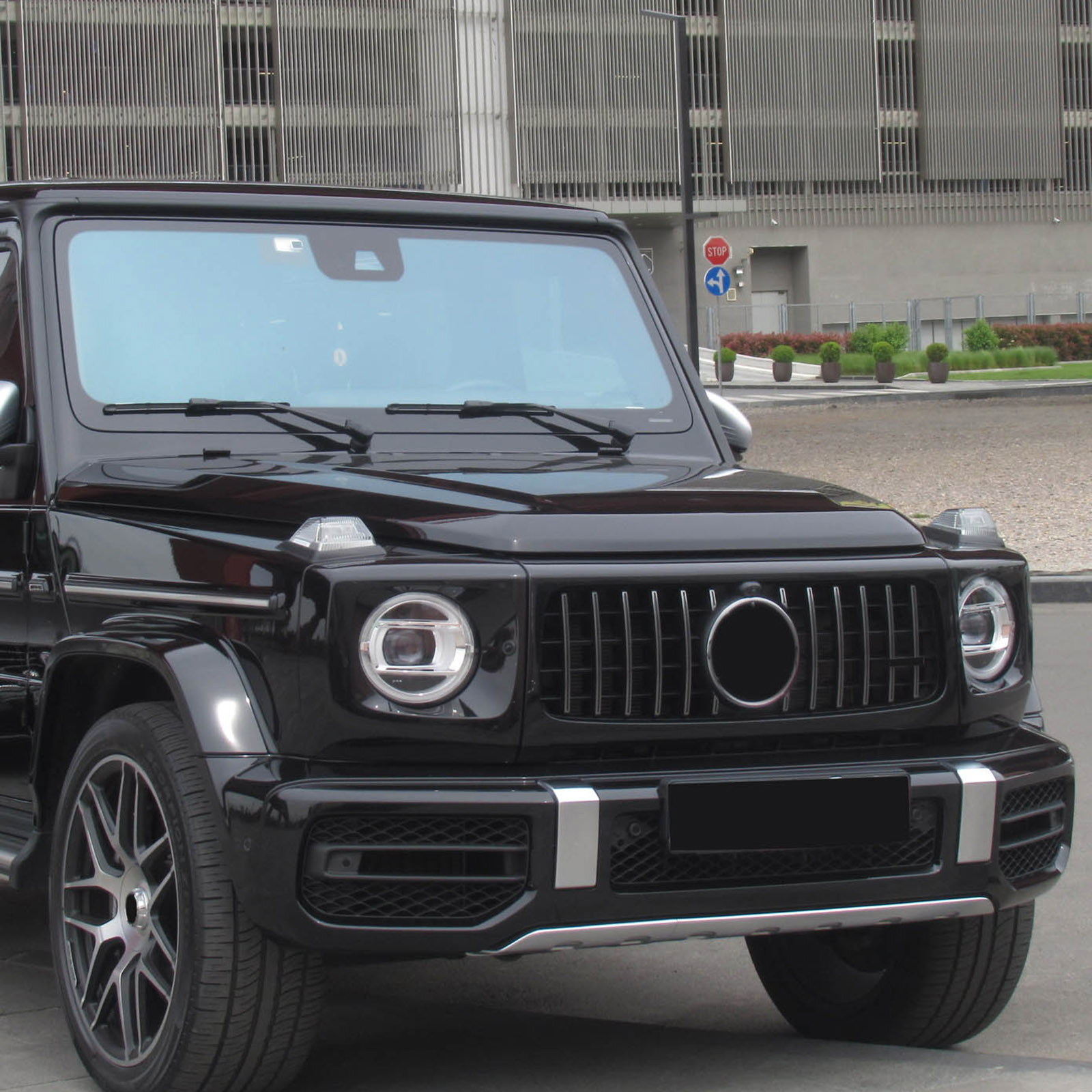 Sport-Panamericana GT Kühlergrill Schwarz passt für Mercedes G