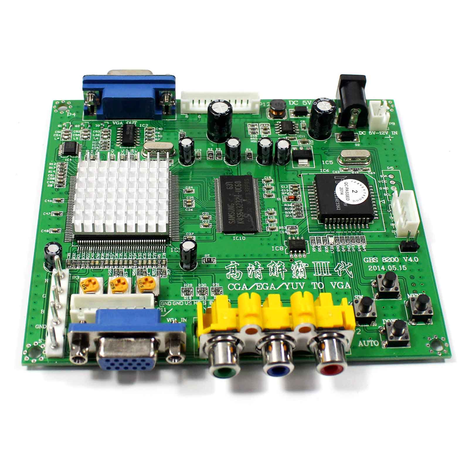CGA EGA RGB to VGA GAME Video Converter Board 1 VGA Output Game Convert