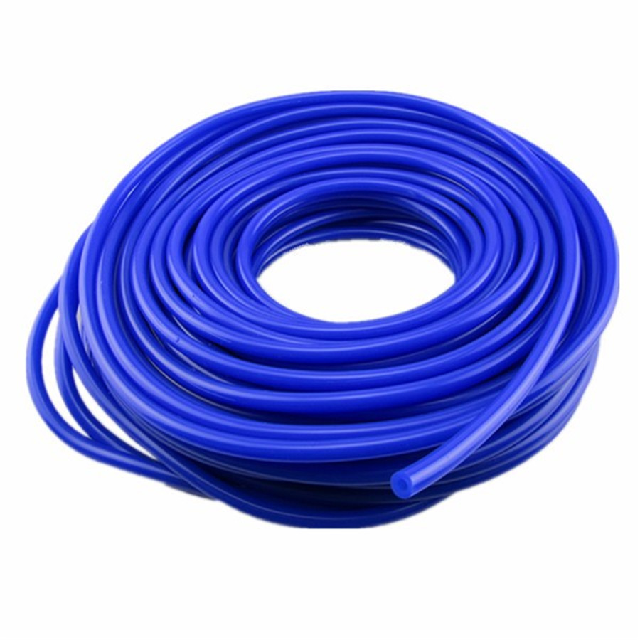 Auto Car Universal Blue 3mm Silicone Vacuum Tube Hose Silicon Tubing 16.4ft 5M