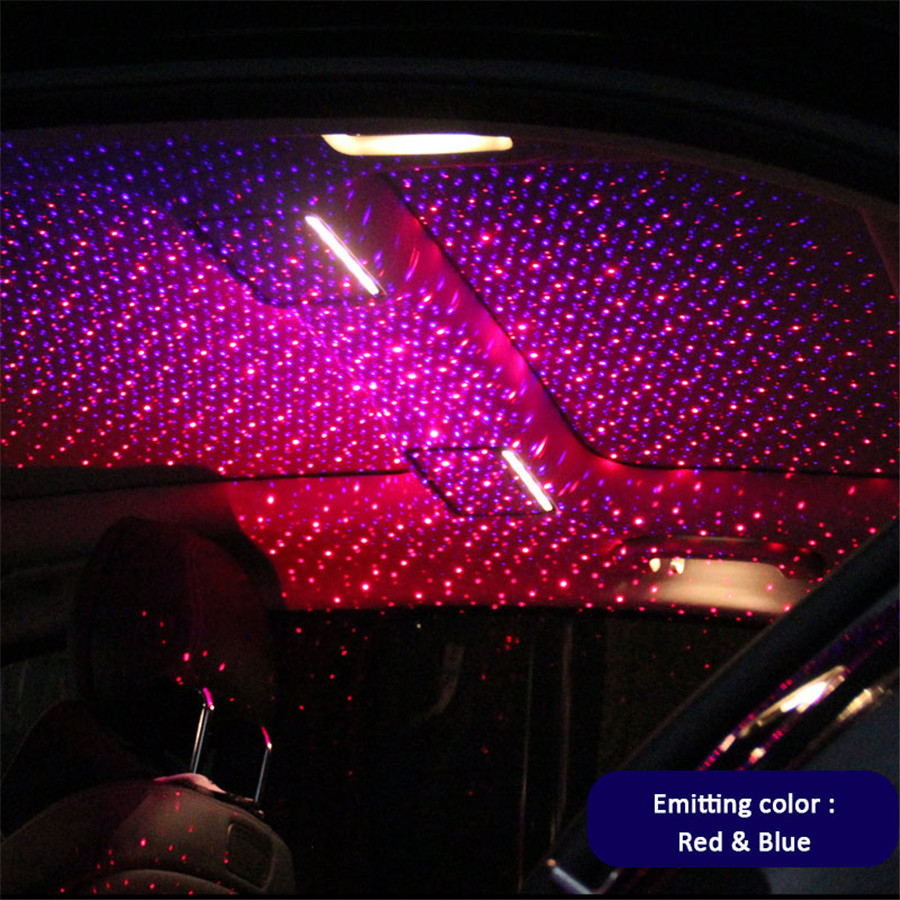 Car SUV Roof Ceiling Star Light Projector USB Interior ...