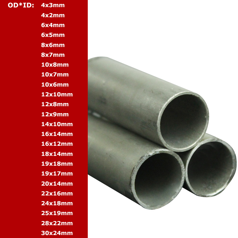 4-30mm OD Gr2 Titan Rohr High Intensity Industrial Ti Rohr 300/400/500mm  lang