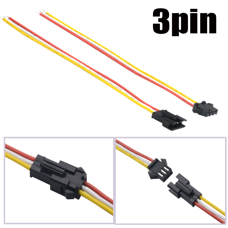Amazon.co.jp: 2pin 3pin 4pin 5pin AWG 延長ケーブル 2 3 4 5