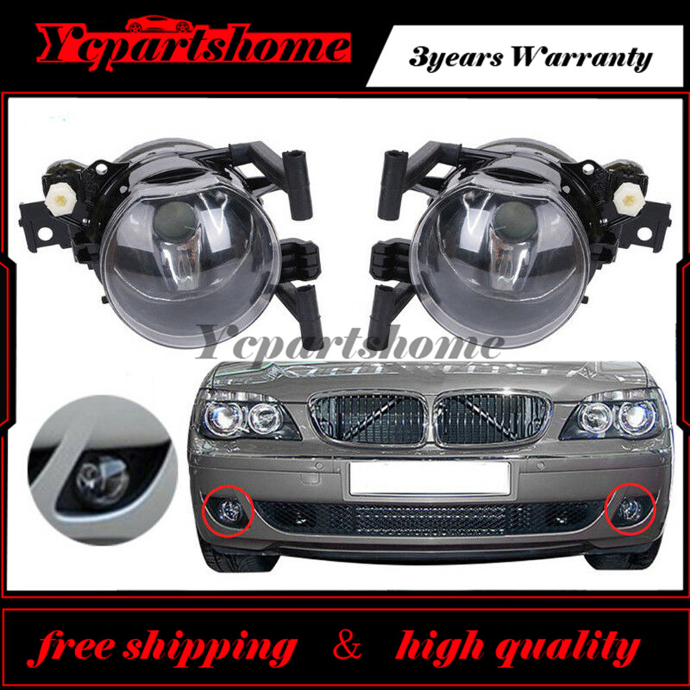 Fog Light Left Side without Light Bulb Included For BMW E65 E66 745i 750i 750Li
