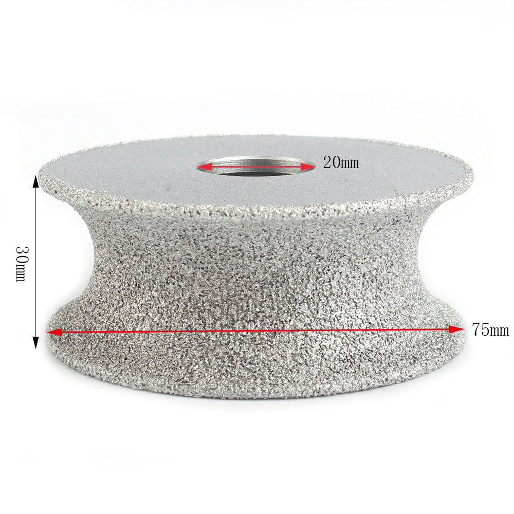 3/"Vacuum Brazed Diamond Grinding Wheel 20mm Hole For Angle Grinder Stone Craft