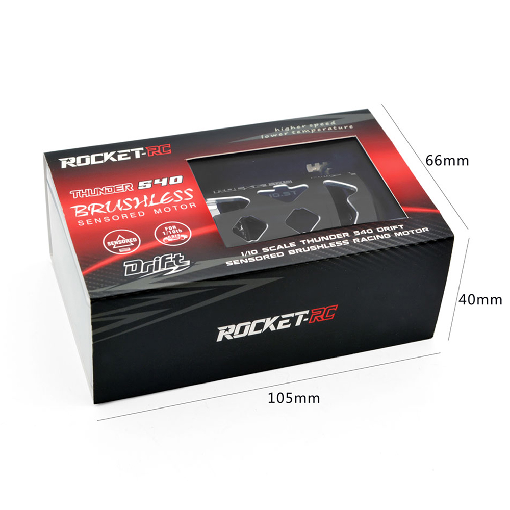 Rocket-RC Thunder 540 Sensored Brushless Motor 10.5 /13.5T