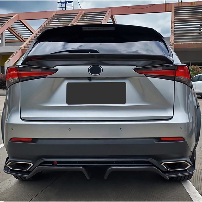 Real Carbon Fiber Rear Bumper Diffuser Lip Spoiler For Lexus